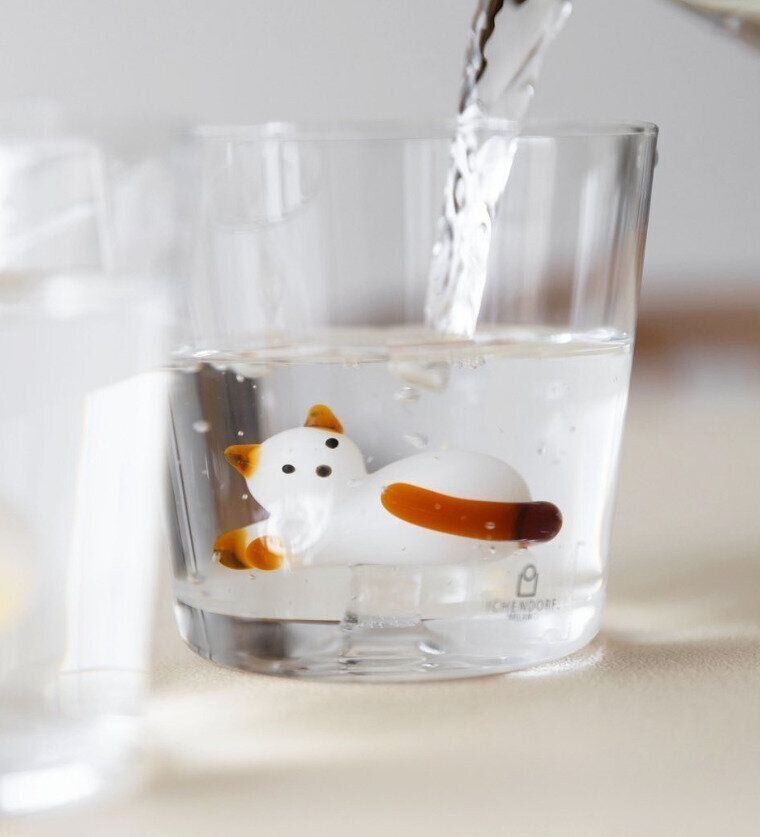 猫が浮くタンブラー