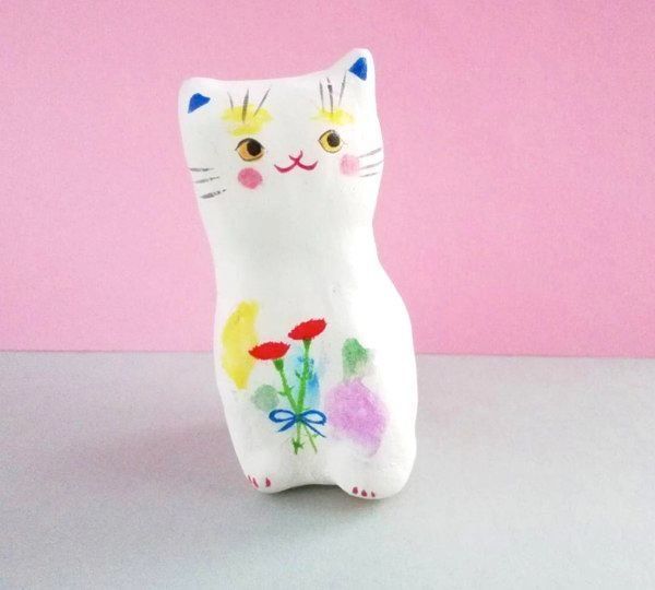 『まん丸ギャラリー』の猫の置物