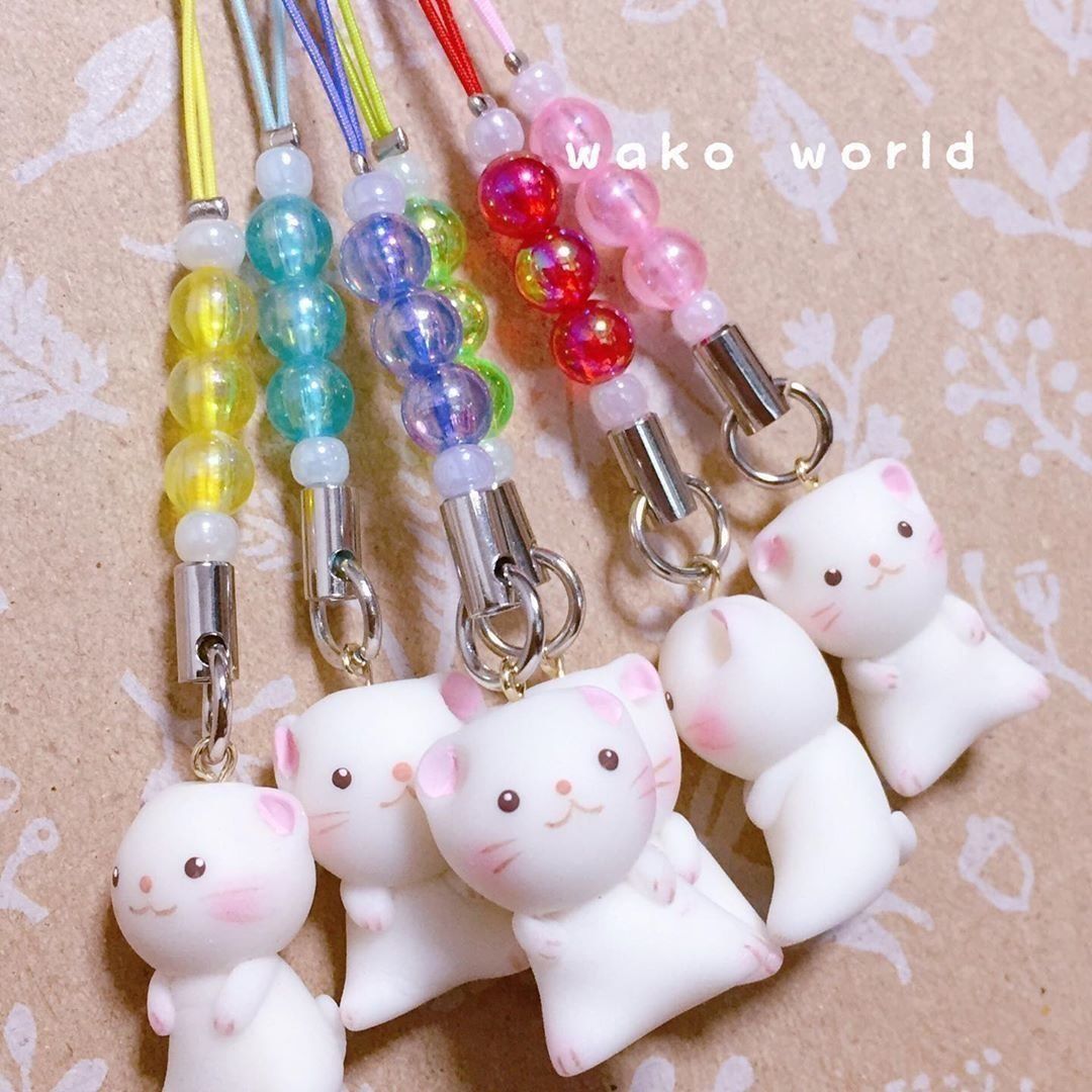 猫のストラップ