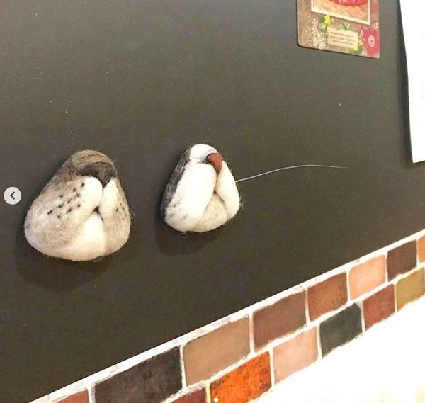 猫柄マズルの猫ヒゲホルダー