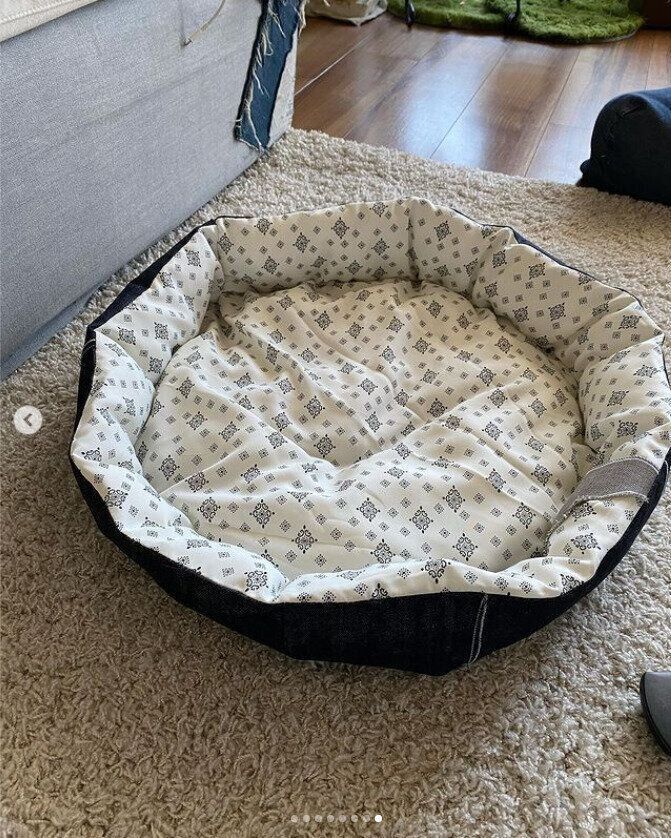 ＠yumiko_latte_cocoaさんの猫ベッド