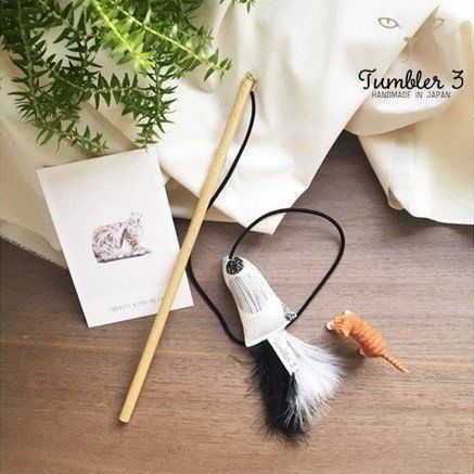 猫用・飛びつくおもちゃ・テトラ（モノトーン）