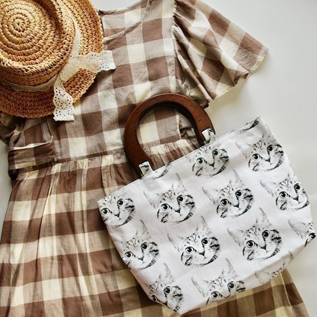 ファッション＋木製バッグ