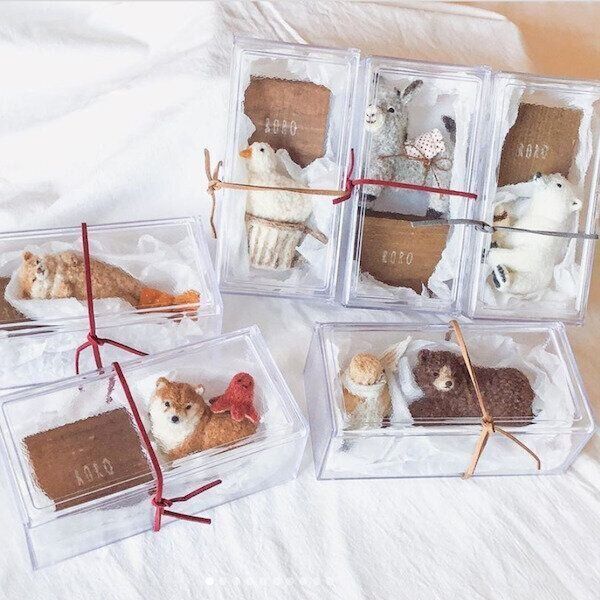 ROROさんの羊毛フェルト作品