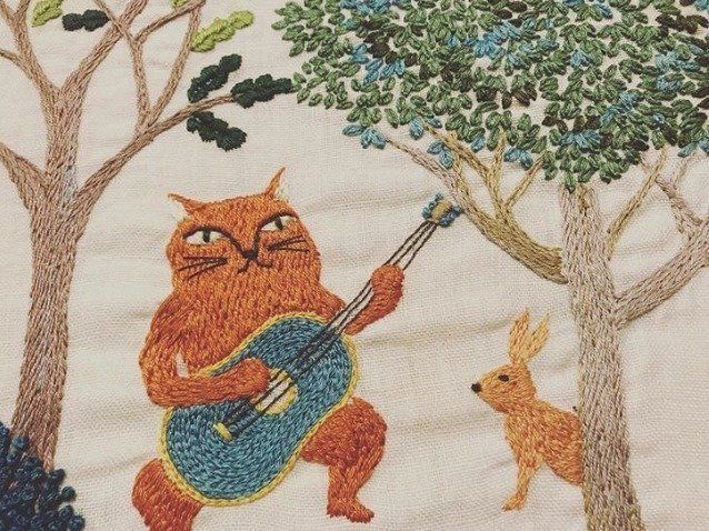 演奏会をする猫