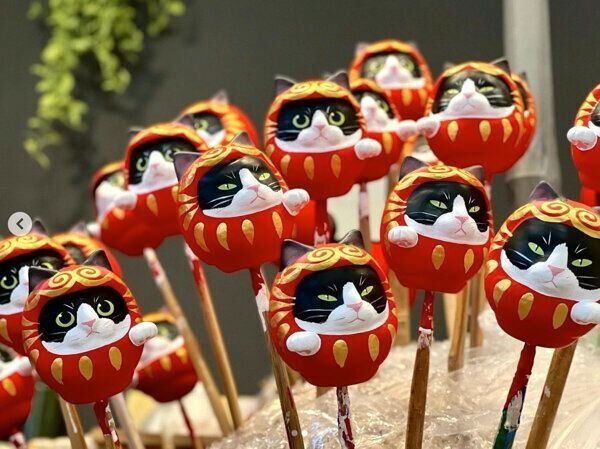 だるま屋 るもんの「猫だるま」