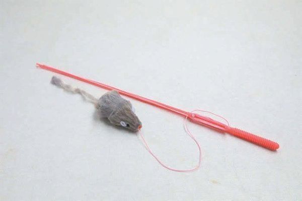 ネズミのじゃらしおもちゃ