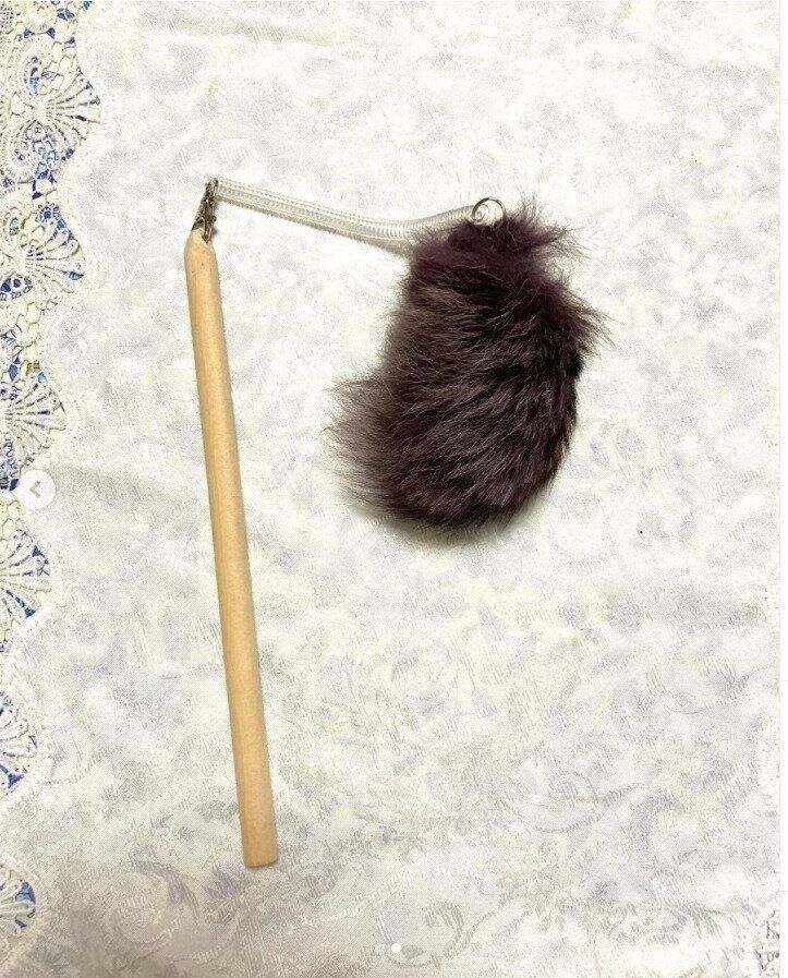 手作り猫じゃらし