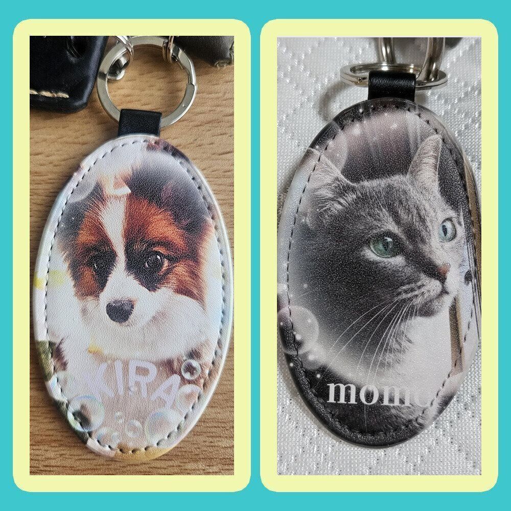 楕円型キーホルダー