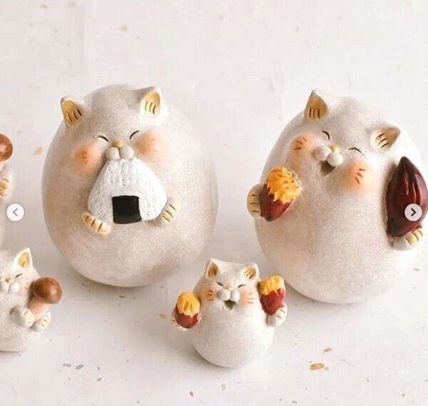 「にゃん家の団欒」の猫モチーフ作品