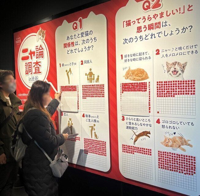 ねこのきもちマルシェ　ニャ論調査写真