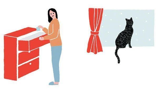 猫が誤食しそうなものは見せない