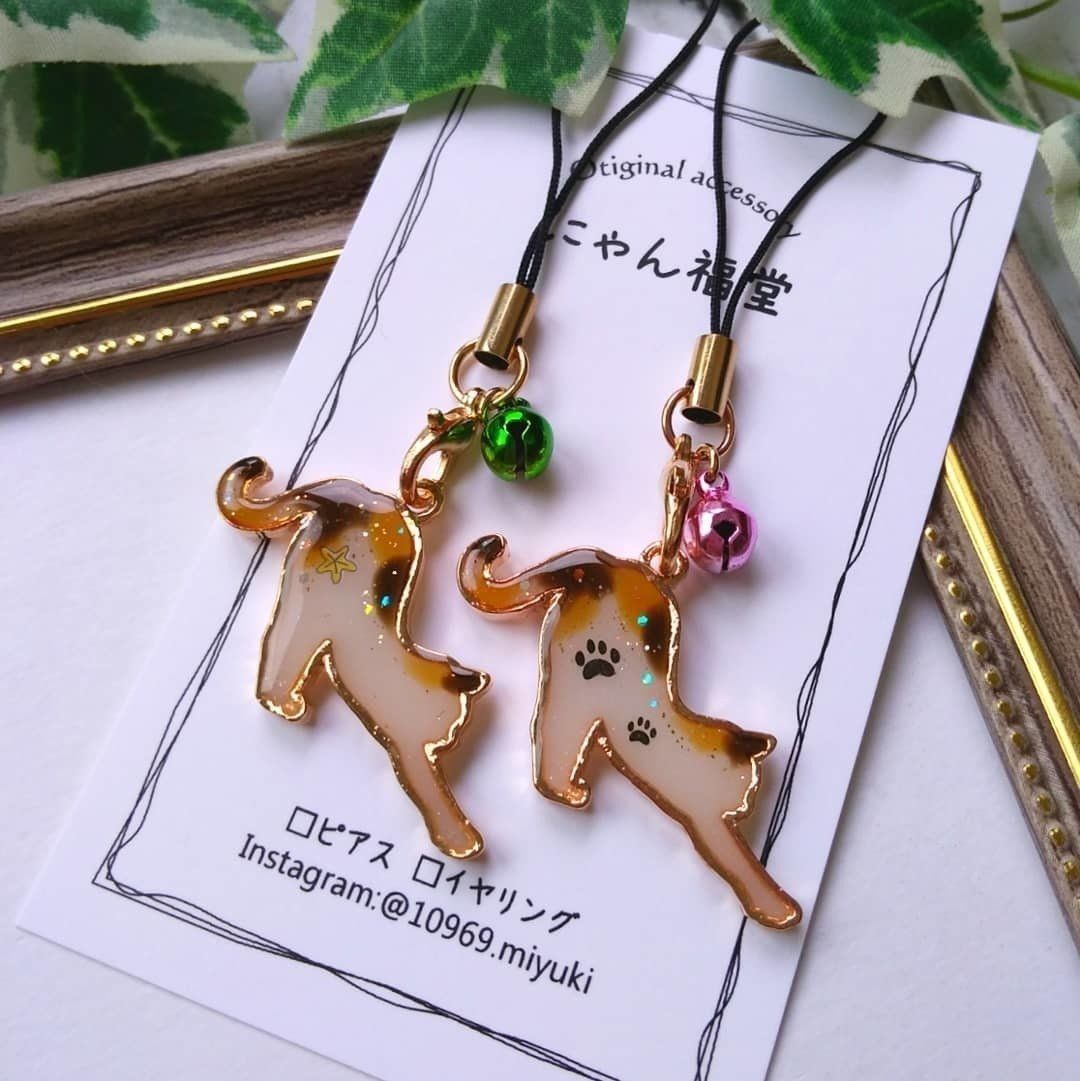 三毛猫ストラップ