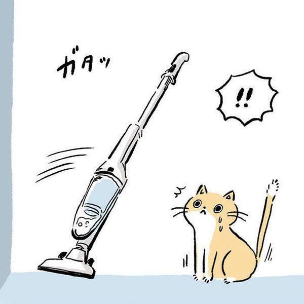 倒れそうなものを立て掛ける