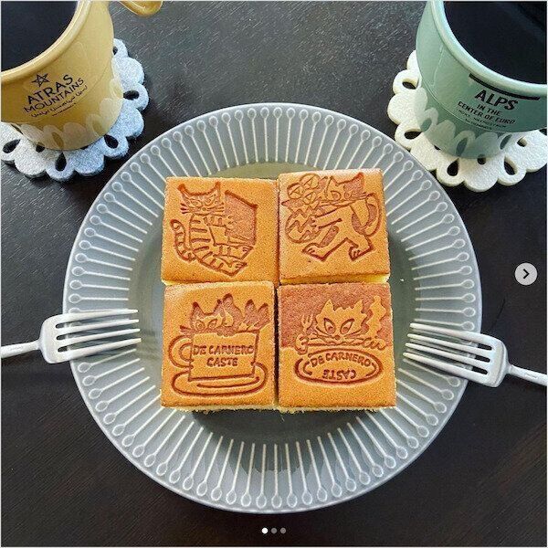 「デ カルネロ カステ」の猫カステラ