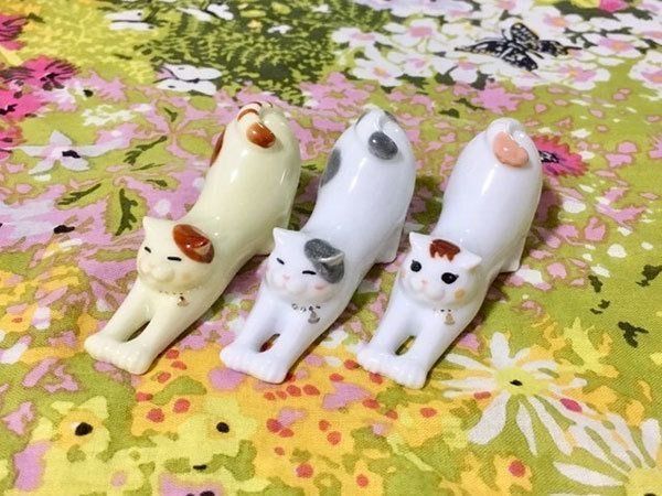 猫の箸置き