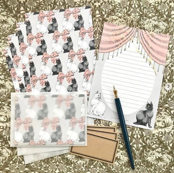 「nemunoki paper item」の猫モチーフ雑貨