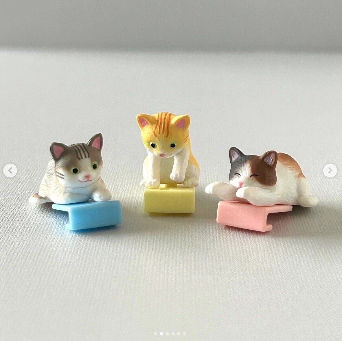 カプセルトイ「猫と待機！ヌードルクリップ」