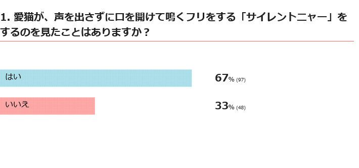 愛猫がサイレントニャーをするのを見たことはある？