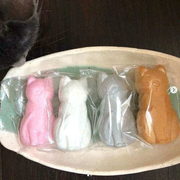 神楽坂梅花亭「神楽坂福来猫もなか」