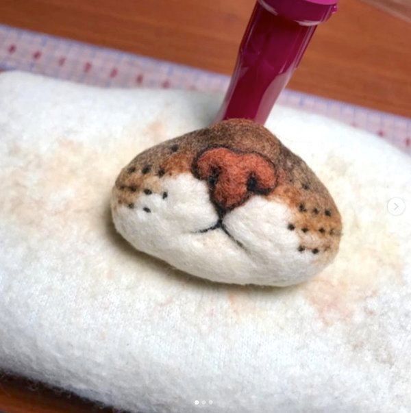 猫柄マズルの猫ヒゲホルダー