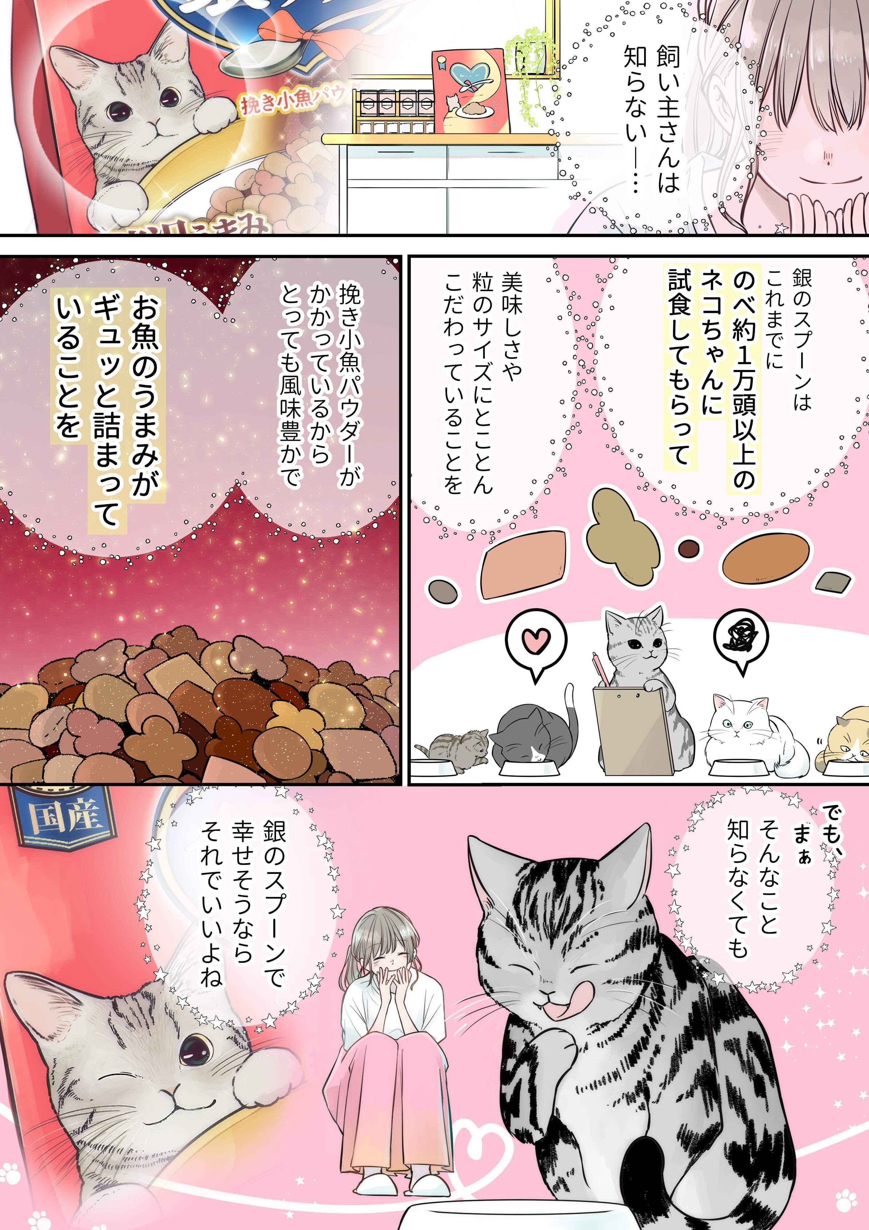 Pr 銀のスプーン愛用者の声をマンガ化 愛猫のしあわせのヒミツとは ねこのきもちweb Magazine Pr 銀のスプーン愛用者の声をマンガ化 愛猫のしあわせのヒミツとは ねこのきもちweb Magazine
