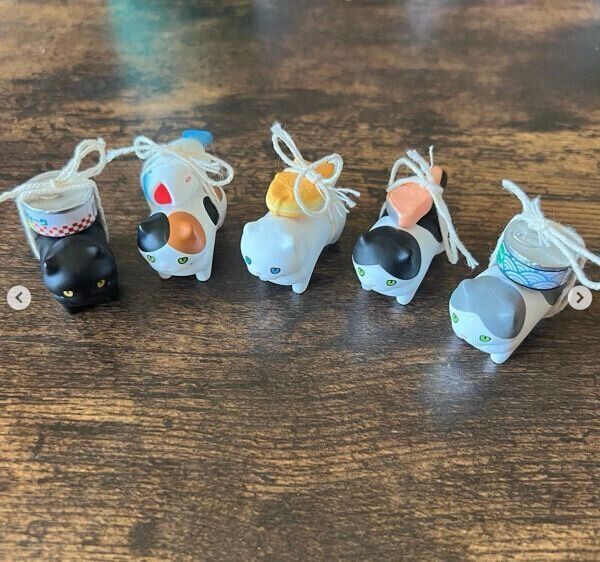 カプセルトイ「お弁当ねこ」