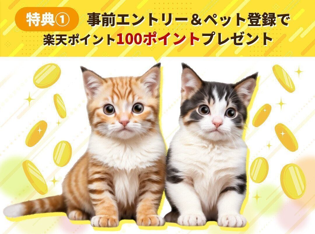 新規メンバー登録で楽天ポイント100ポイントプレゼント