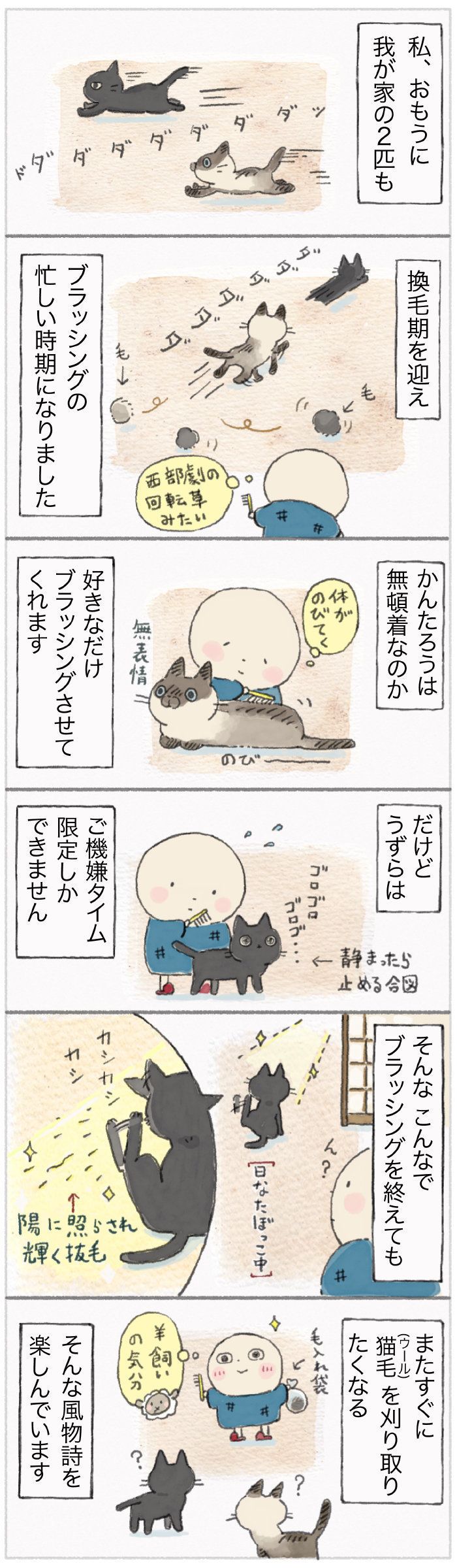 「ねこ連れ草」43話め