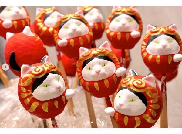 だるま屋 るもんの「猫だるま」