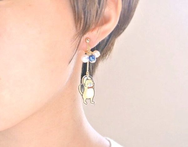 猫モチーフのアクセサリー