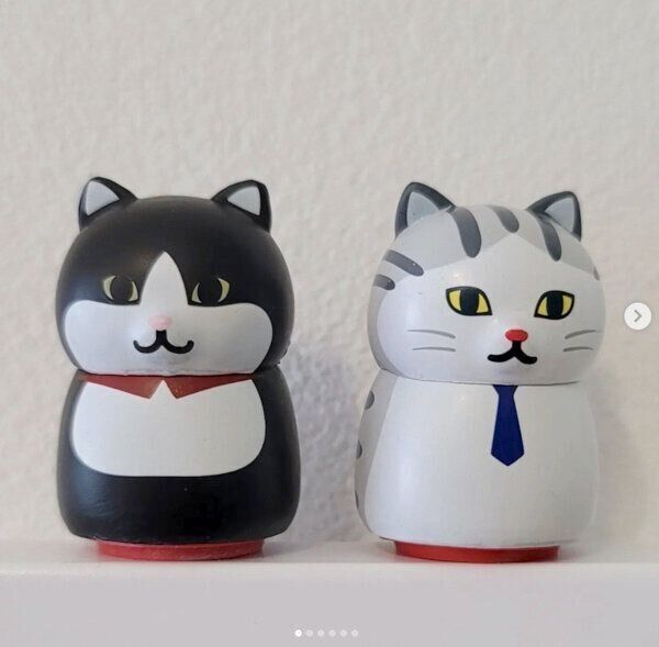 カプセルトイ「ねこのはんこ」