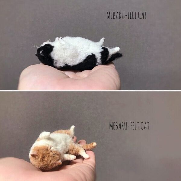 MEBARUさんの羊毛フェルト作品