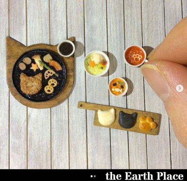 猫のミニチュア作品