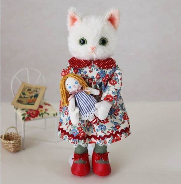 猫のぬいぐるみ