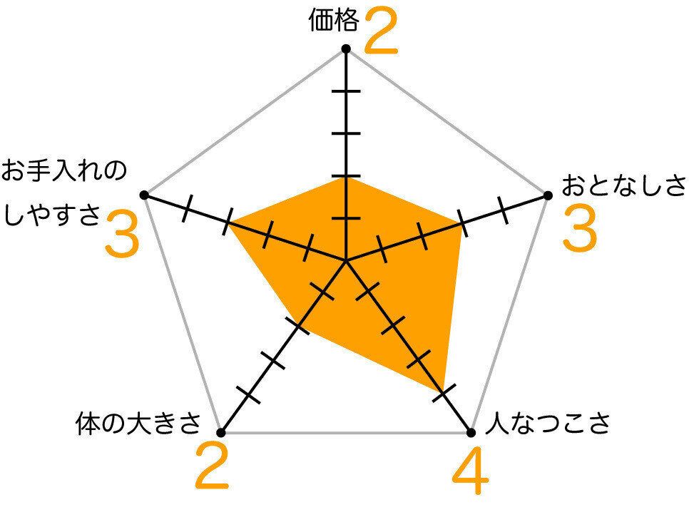 アビシニアンのグラフ