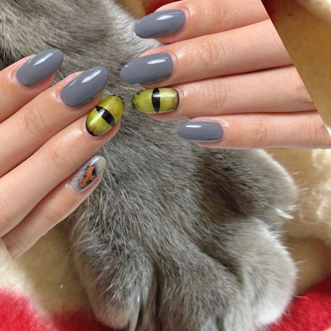 インパクトのあるアイディアネイル！