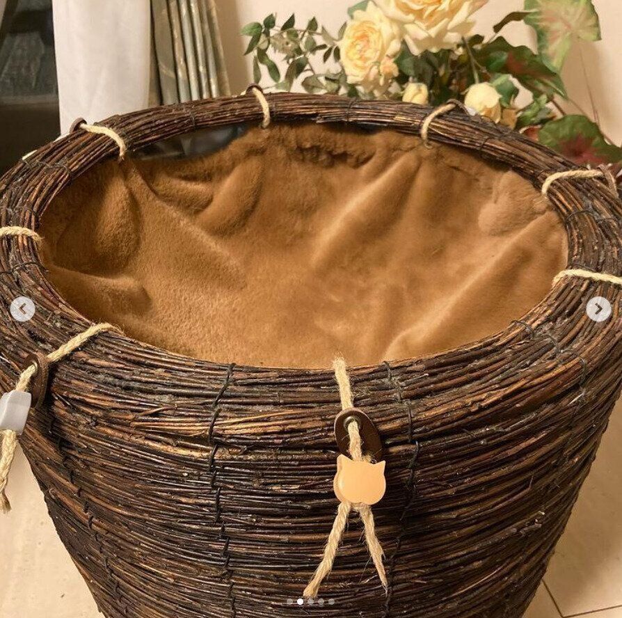 猫用ハンモックの結び目