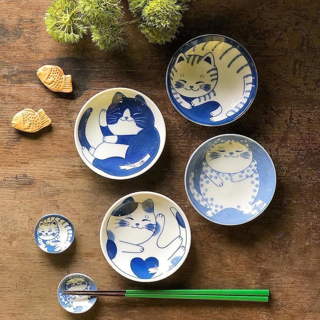 猫の豆皿