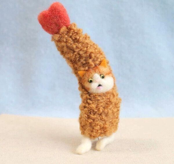 「羊陶Worker omu」の猫モチーフ作品