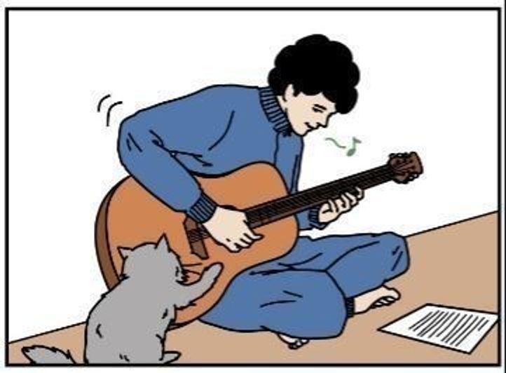 ギターの練習は立ってやるべし 男の猫道 Vol 9 ねこのきもちweb Magazine ギターの練習は立ってやるべし 男の猫道 Vol 9 ねこのきもちweb Magazine