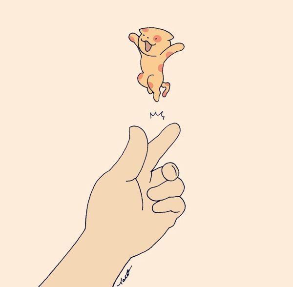 手乗りサイズの猫