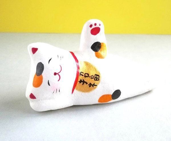 『まん丸ギャラリー』の猫の置物