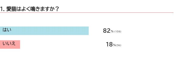 愛猫はよく鳴きますか？
