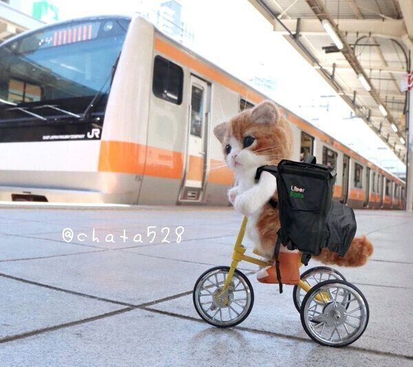 cha-taさんの羊毛フェルト作品