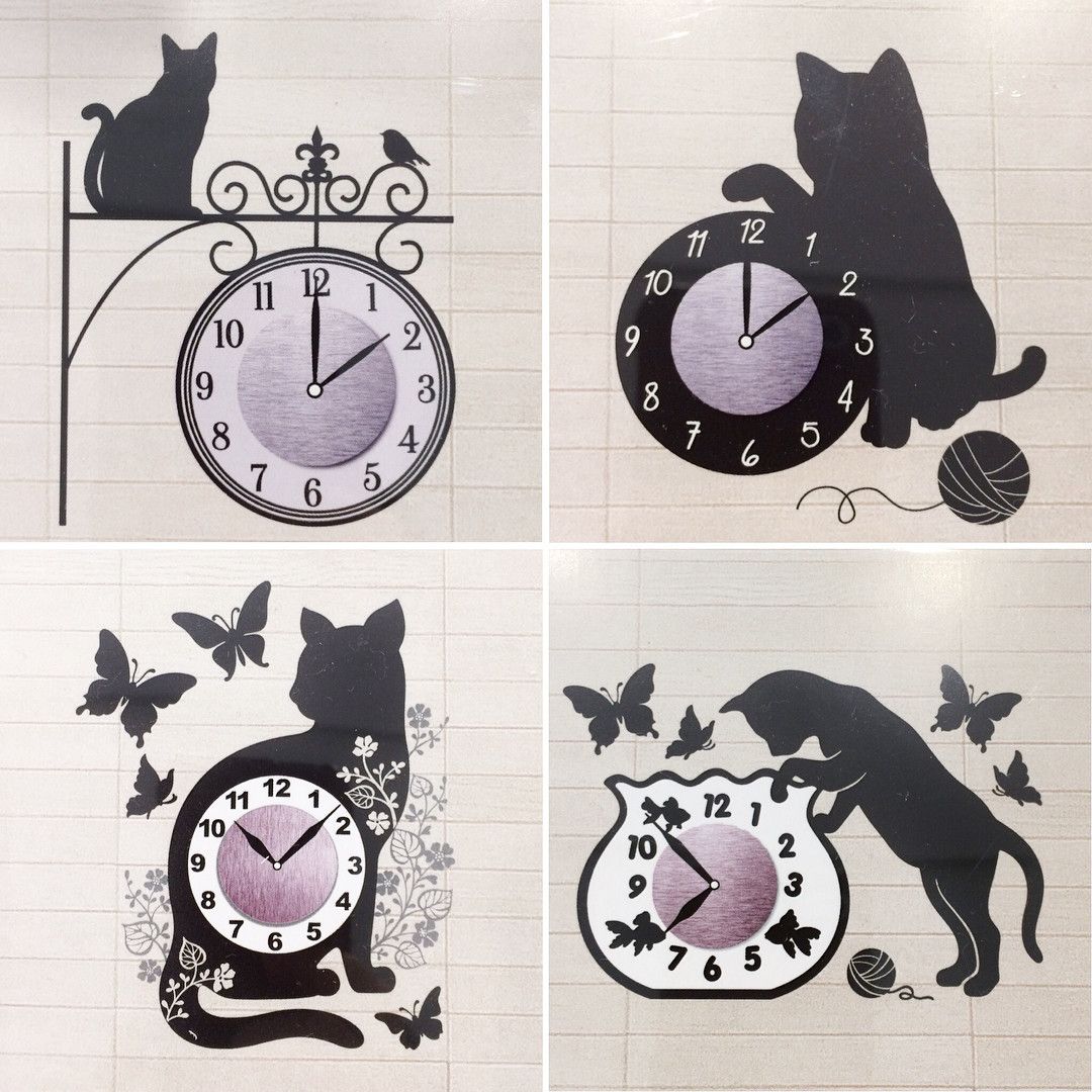 ウォールクロックステッカー