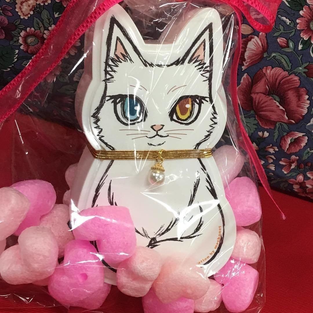 超レアなオッドアイ猫ちゃんのお弁当箱