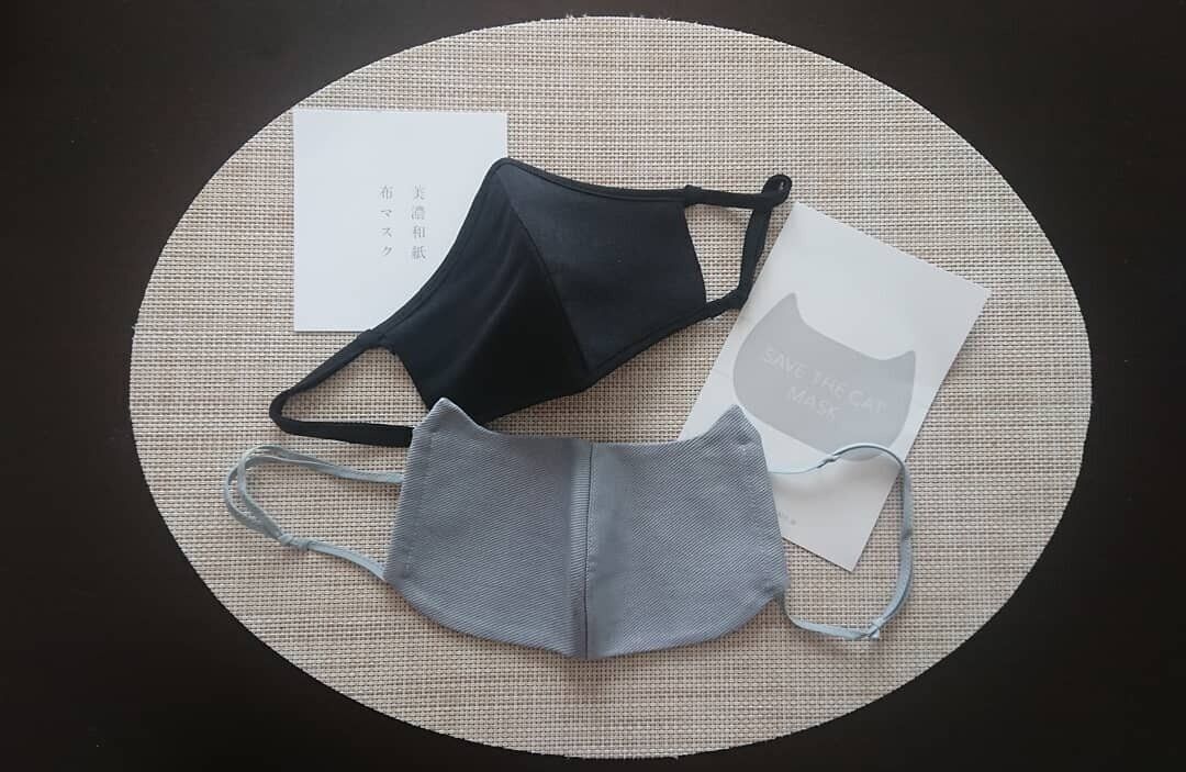 ネコリパ　猫マスク　和風