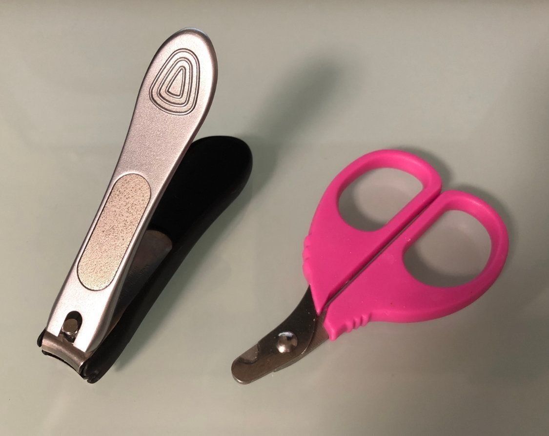 ふだん使っている人用爪切りと比較