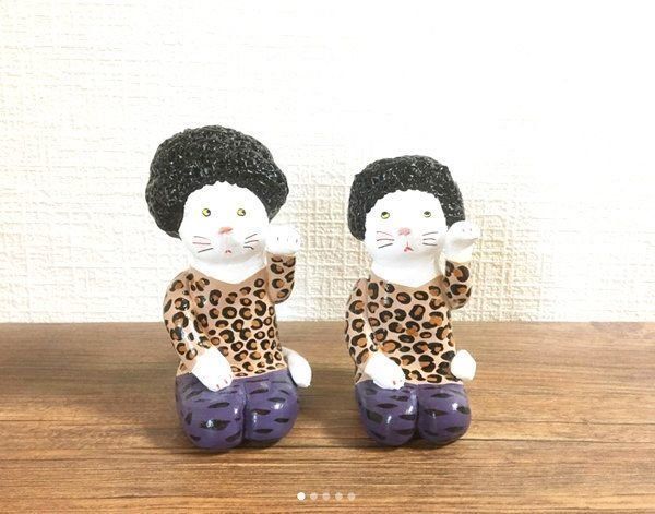 猫人形作家・緑猫さんの猫人形作品